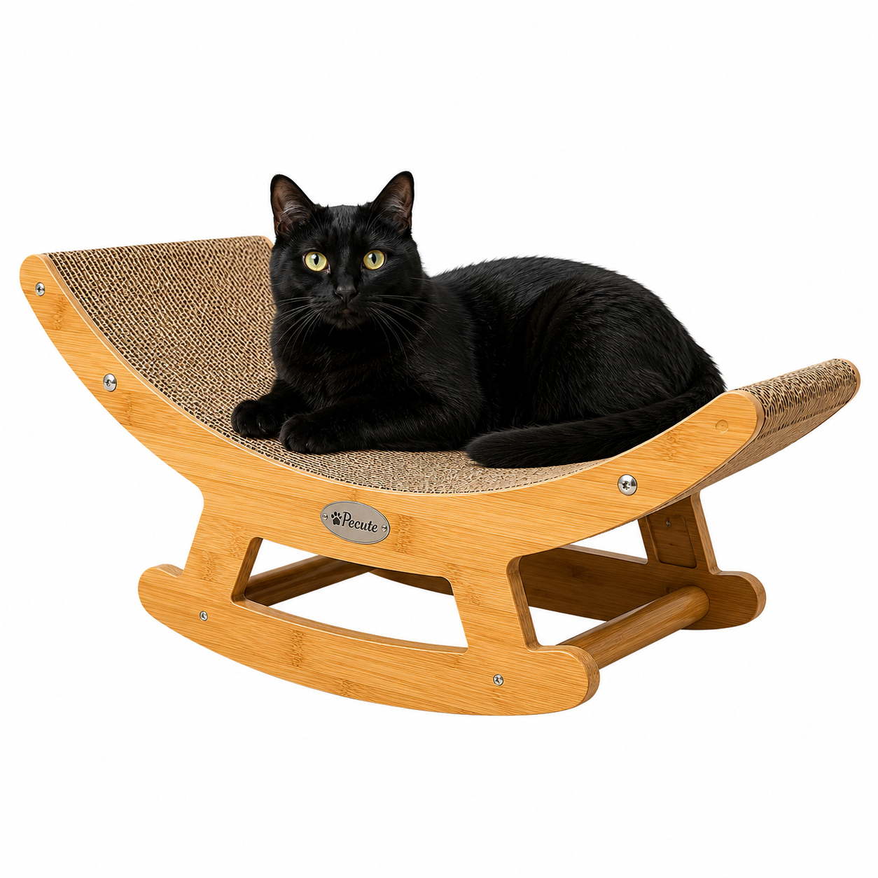 2-in-1 Rocking Cat Scratcher & Lounge