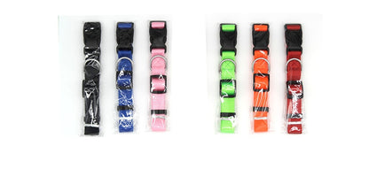 Adjustable Nylon Dog Collar – Soft Durable Collar for Small to Large Dogs