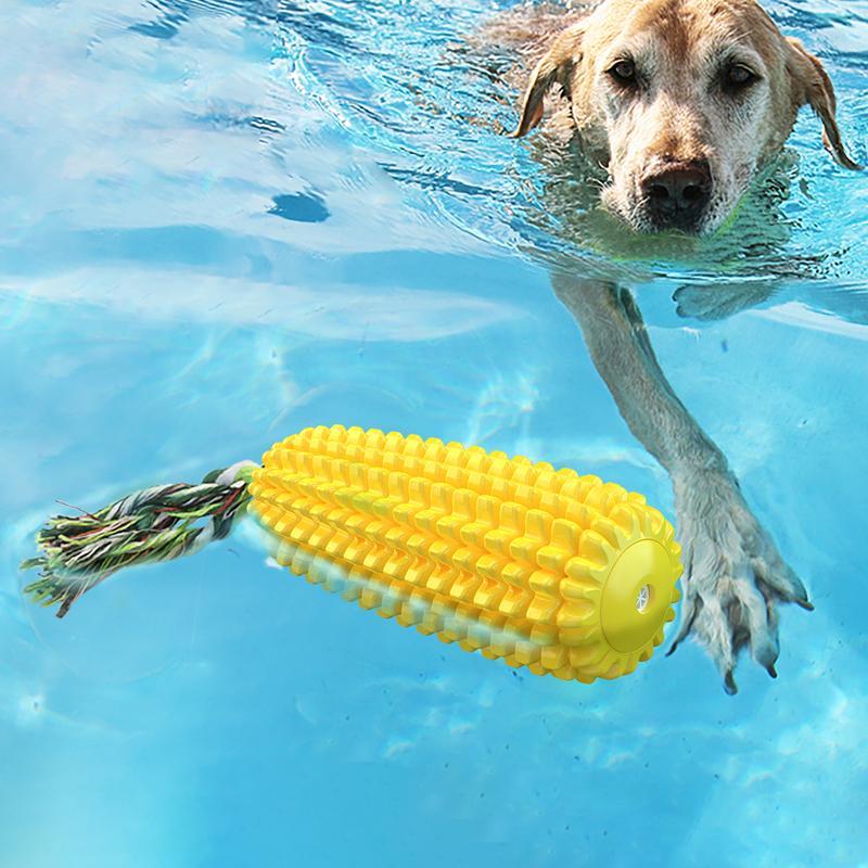 Corn-Shaped Squeak Toy – Durable Squeaky Toy for Aggressive Chewers