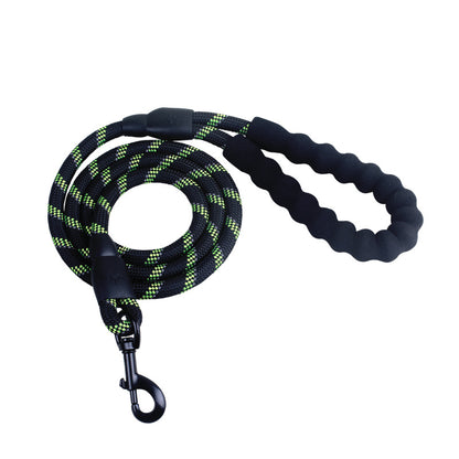 Reflective Nylon Dog Leash with Comfort Grip Handle