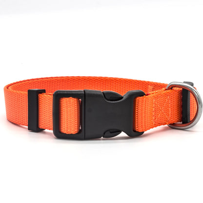 Adjustable Nylon Dog Collar – Soft Durable Collar for Small to Large Dogs