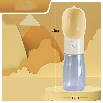 Portable Dog Travel Water Bottle with Drinking Bowl