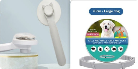 Pet Grooming Comb – Deshedding Brush for Dogs & Cats