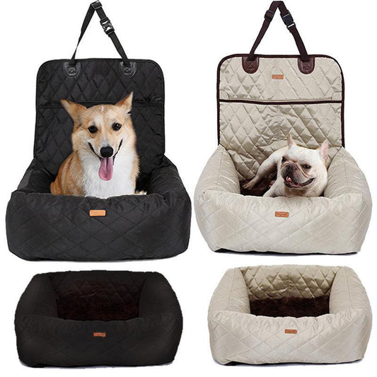🚗 2-in-1 Pet Travel Bed — The Coziest Ride-Along Adventure!