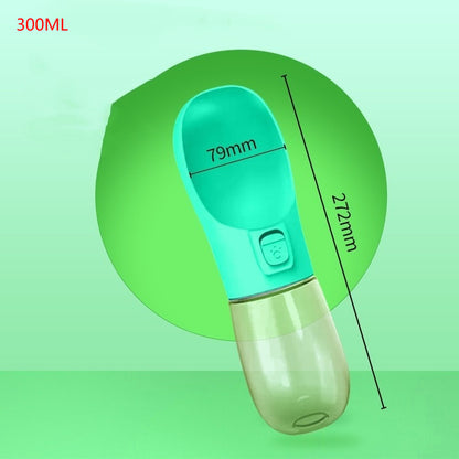 Portable Dog Travel Water Bottle with Drinking Bowl