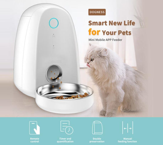 🍽 2L SmartPaws™ Automatic Pet Feeder — Remote Feeding Made Easy