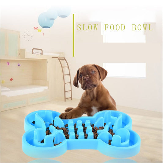 🍖 SlowMo Bone Puzzle Bowl — Mealtime Fun, One Bite at a Time!