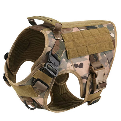 TrailGuard™ Tactical Dog Harness & Leash Set – Heavy Duty Adjustable Adventure Harness