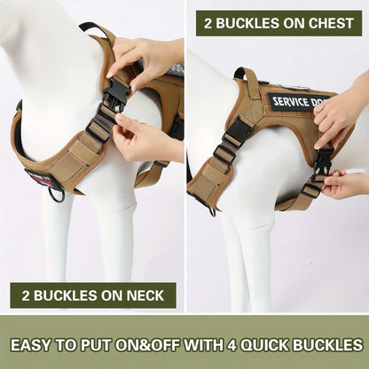 Adjustable Reflective Dog Harness