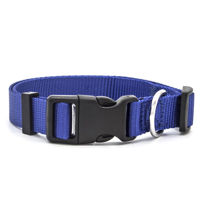Adjustable Nylon Dog Collar – Soft Durable Collar for Small to Large Dogs