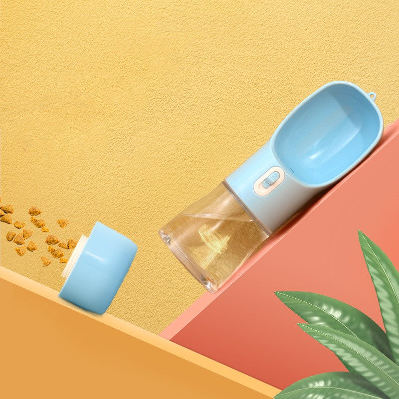 Portable Dog Travel Water Bottle with Drinking Bowl