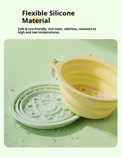 3-in-1 Collapsible Travel Pet Bowl
