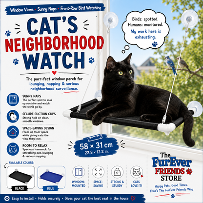 Suction Cup Cat Window Hammock
