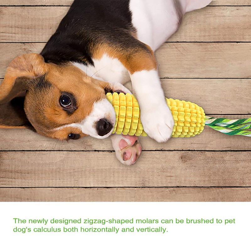 Corn-Shaped Squeak Toy – Durable Squeaky Toy for Aggressive Chewers
