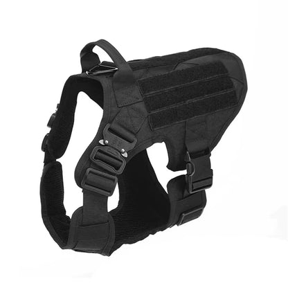 TrailGuard™ Tactical Dog Harness & Leash Set – Heavy Duty Adjustable Adventure Harness