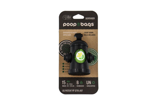 🚒 Biobased Fire Hydrant Poop Bag Dispenser — Eco-Chic and Always Ready