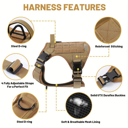 Adjustable Reflective Dog Harness
