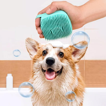 Pet Grooming Kit for Dogs & Cats – Self-Cleaning Slicker Brush, Nail Clippers & Bath Brush (7-Piece Set)