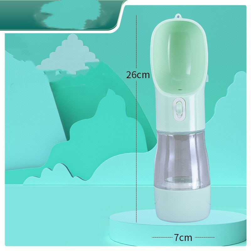 Portable Dog Travel Water Bottle with Drinking Bowl