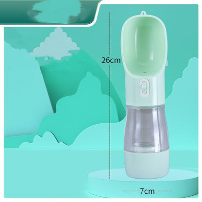 Portable Dog Travel Water Bottle with Drinking Bowl