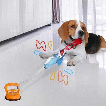 Shark Tug Suction Cup Dog Toy – Interactive Tug & Chew Toy for Active Dogs