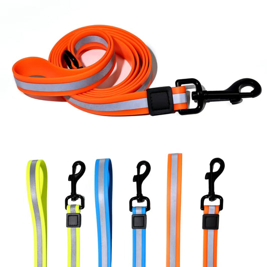 Reflective Waterproof Dog Leash – Durable Night Safety Walking Lead